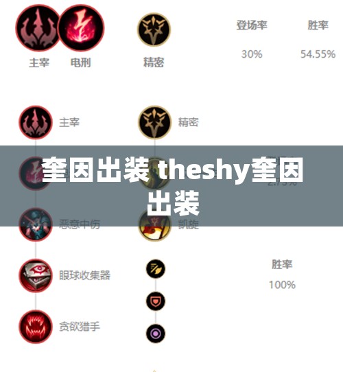 奎因出装 theshy奎因出装