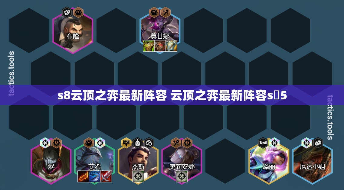 s8云顶之弈最新阵容 云顶之弈最新阵容s 5