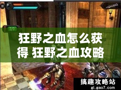狂野之血怎么获得 狂野之血攻略视频