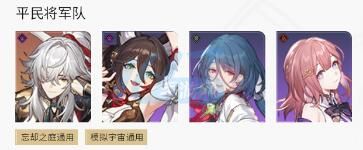 星穹铁道配队推荐大全
