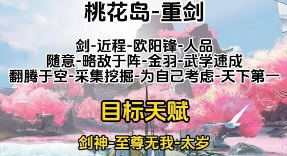射雕全门派职业天赋推荐