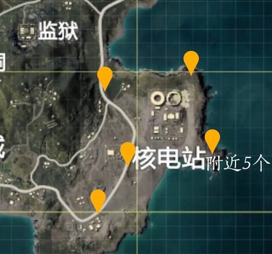 和平精英滑翔机刷新点