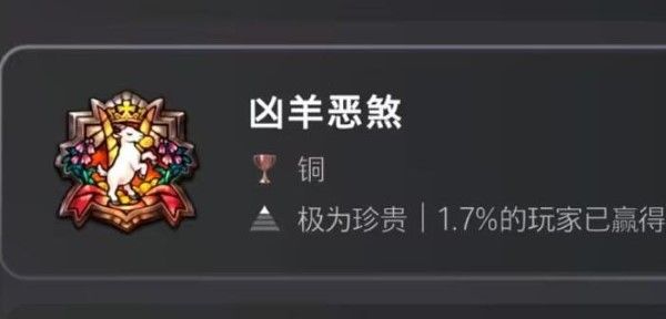 圣兽之王凶羊恶煞成就怎么触发