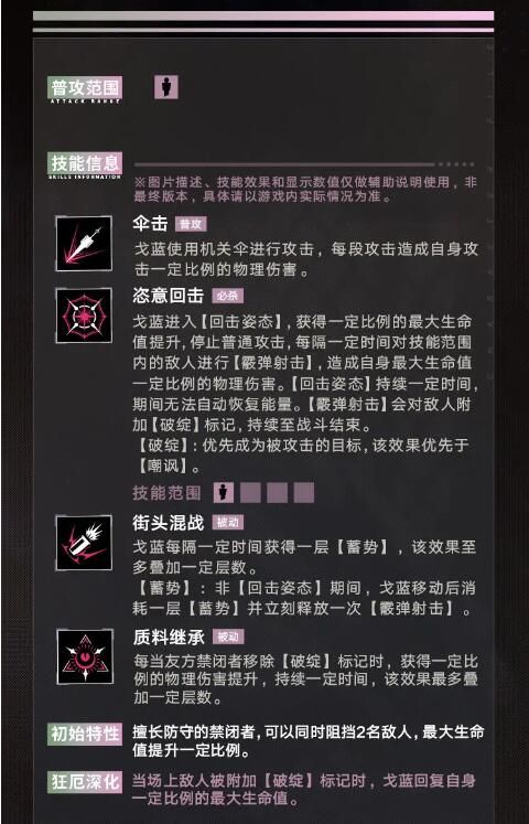 无期迷途禁闭者档案：MBCC-S-893「戈蓝」