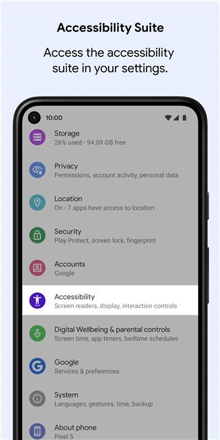 Android无障碍套件截图