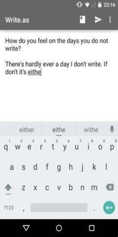 Writeas手机版  