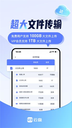 123网盘截图